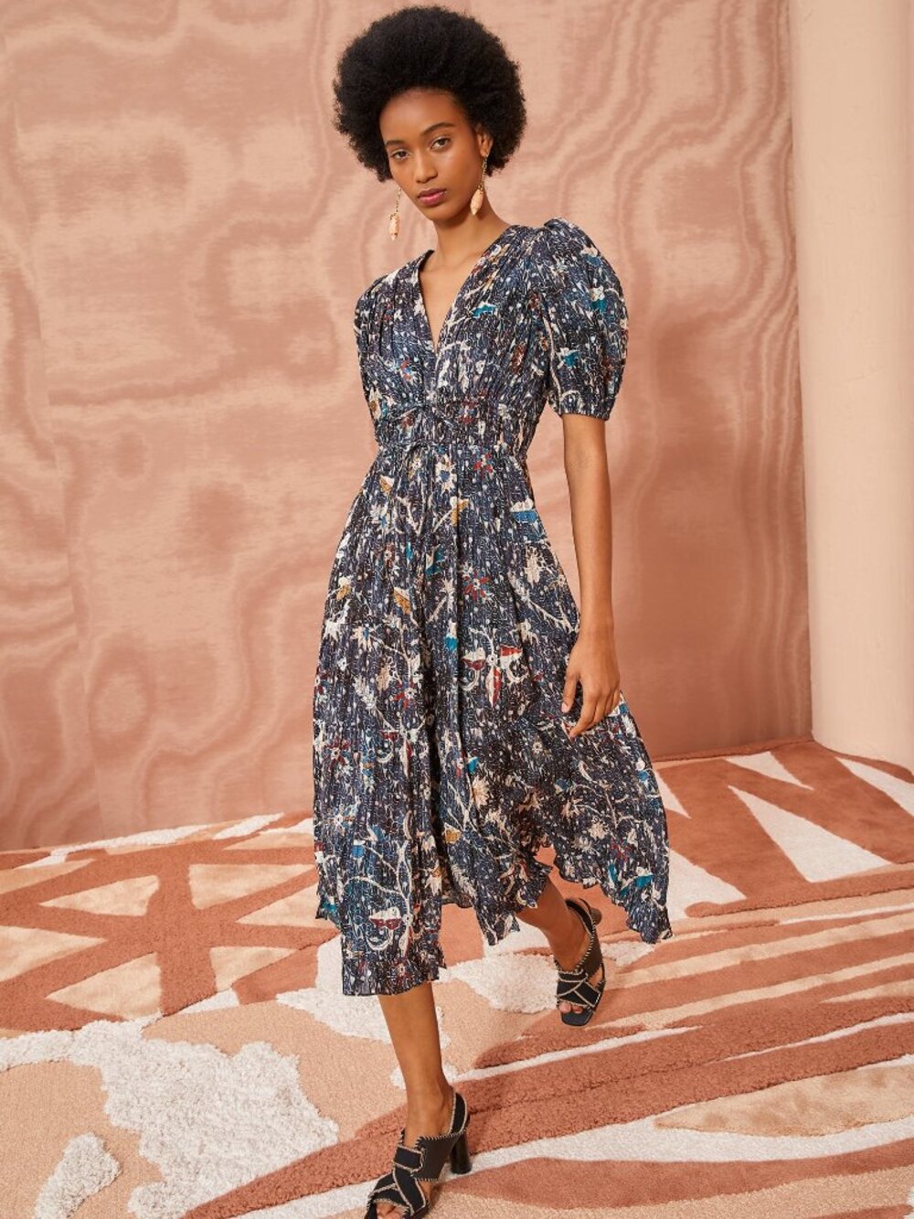 ULLA JOHNSON Thelma Midi Dress 2